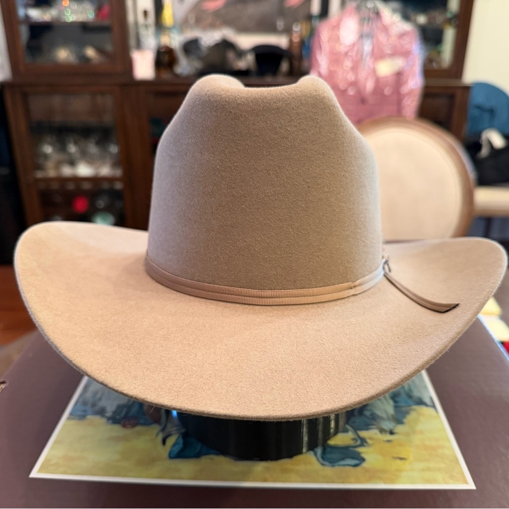 Stetson Range 6X Fur Felt Cowboy Hat, Fawn Color, Size 6 3/4, NIB